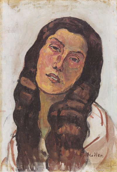 Valentine Godé-Darel with Loose Hair by Ferdinand Hodler